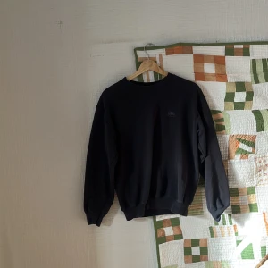 Svart sweatshirt från Fruit of the Loom - Svart sweatshirt från Fruit of the Loom med diskret logga broderad på bröstet. Klassisk rund hals och ribbade muddar vid ärmslut och nederkant. 