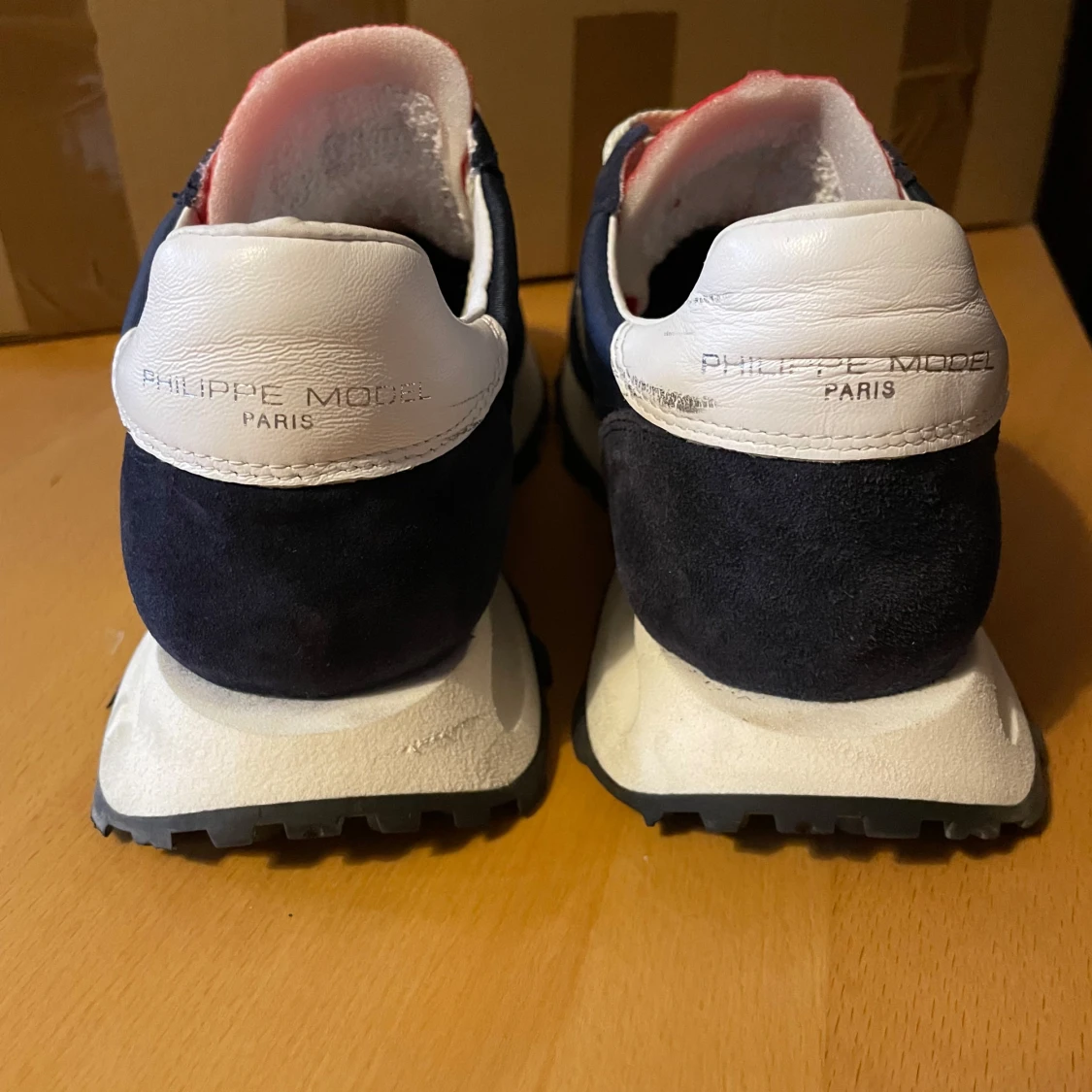 Philippe Model sneakers blå/vit/röd - 1