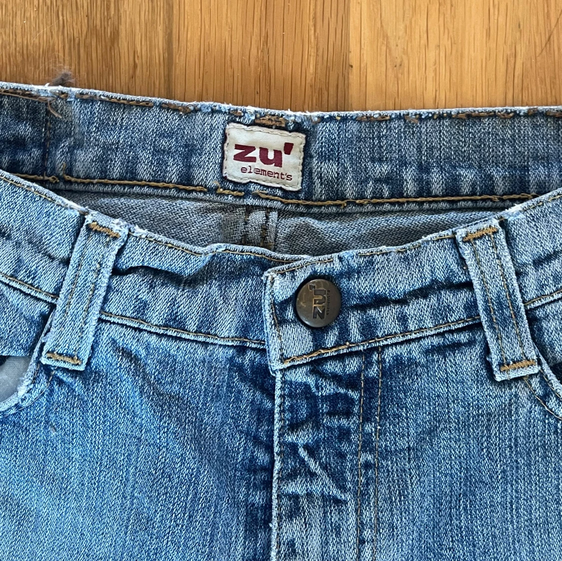 Blå bootcut jeans från Zu Elements - 1