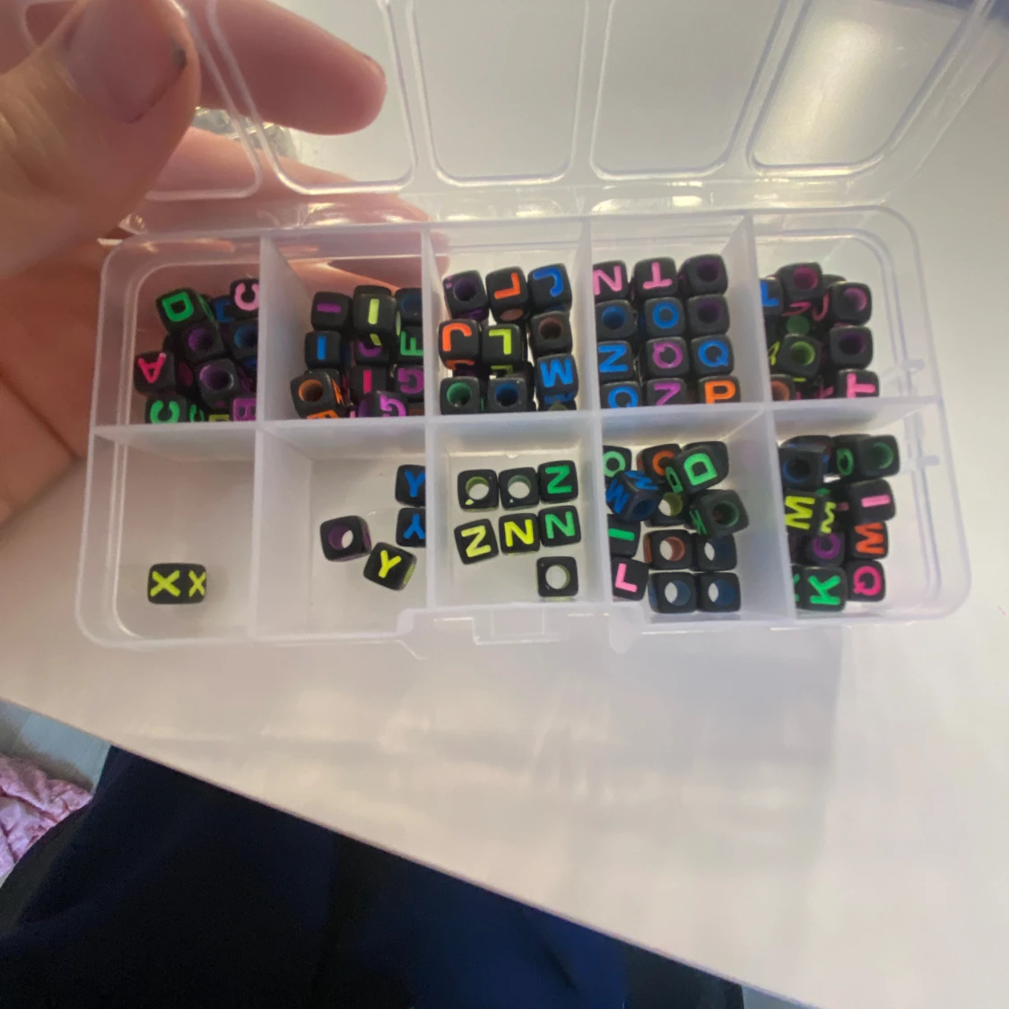 Pärlkit med smileys och bokstäver - 2