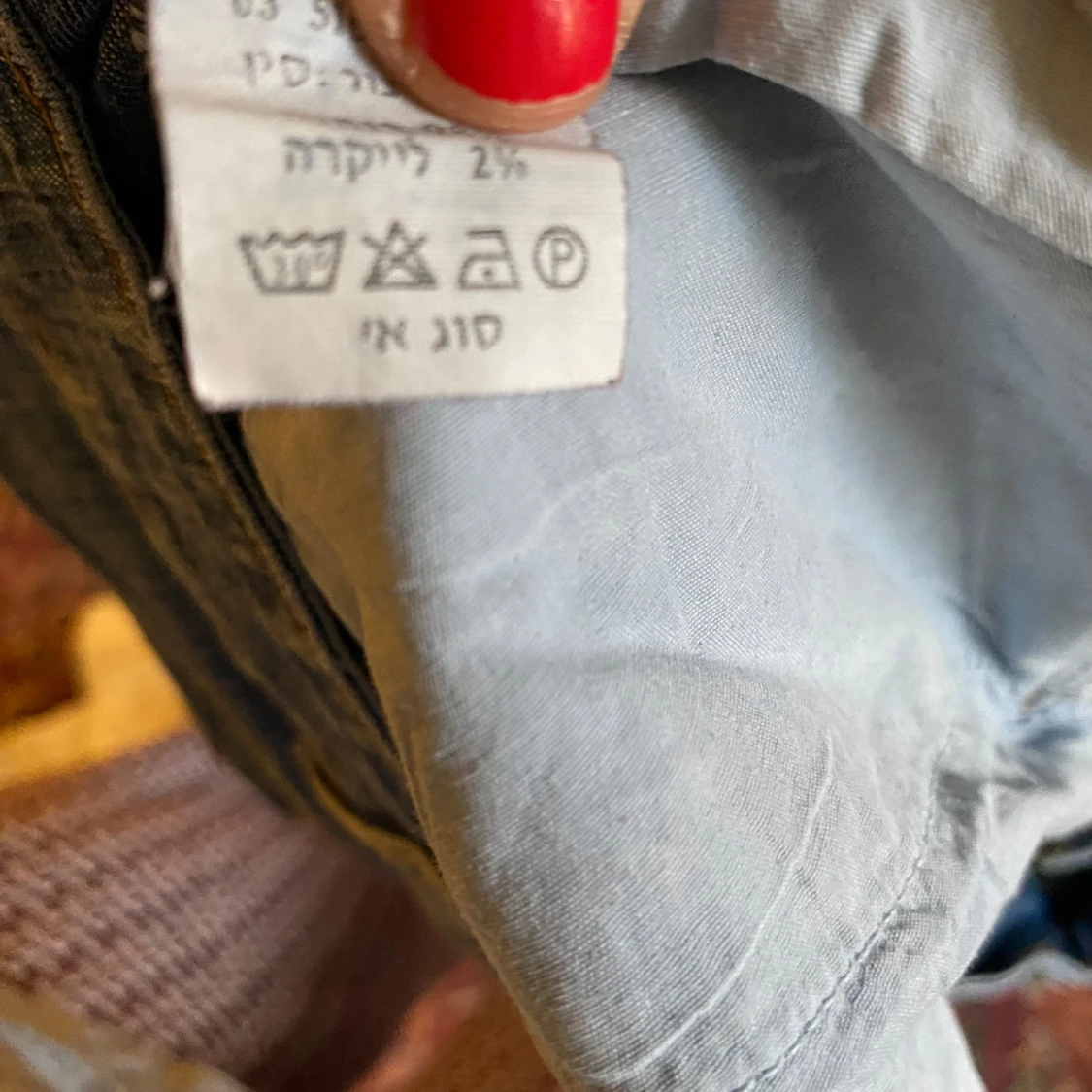 Blå wide jeans från Bianco Jeans - 3