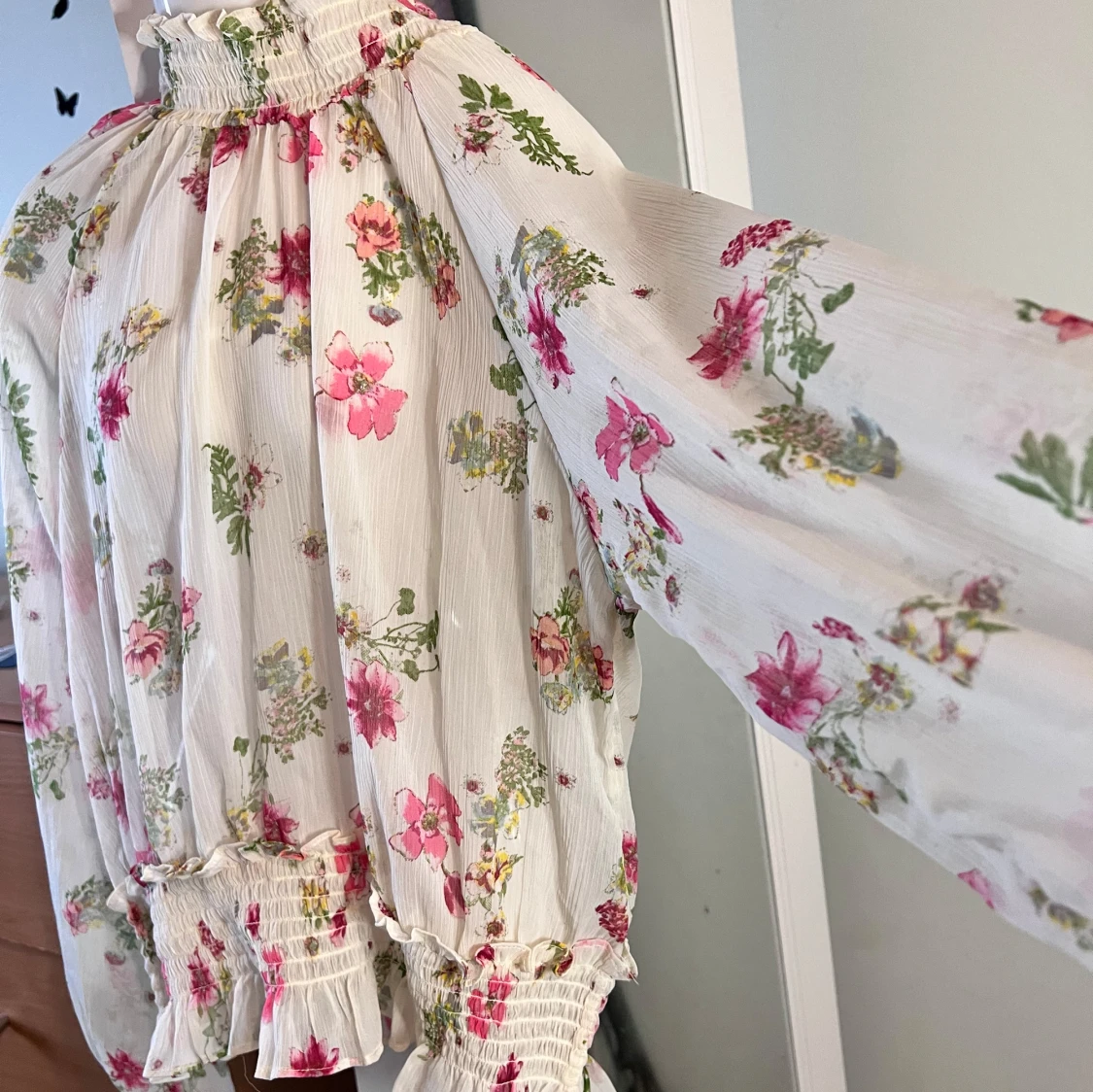 Sommar blommig blus  - 2