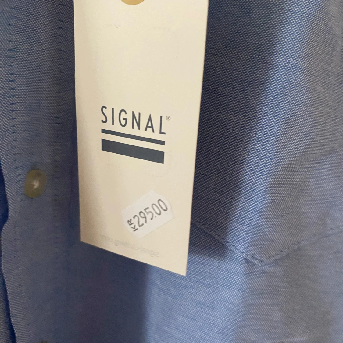 Ljusblå kortärmad skjorta från Signal - 3