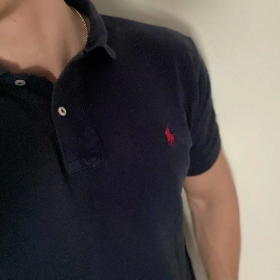 Mörkblå pikétröja från Polo Ralph Lauren - 1
