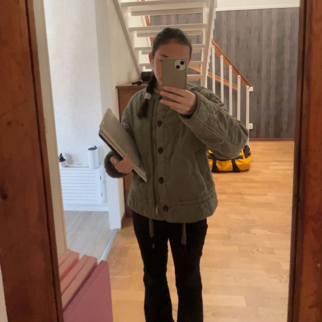 Olivgrön jacka från Zara - 1