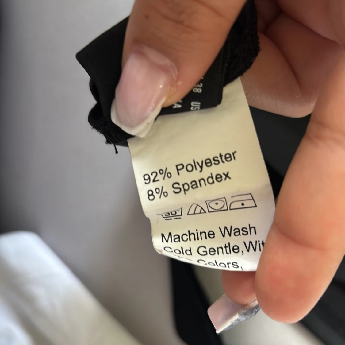 Svart oneshoulder topp från SHEIN - 3