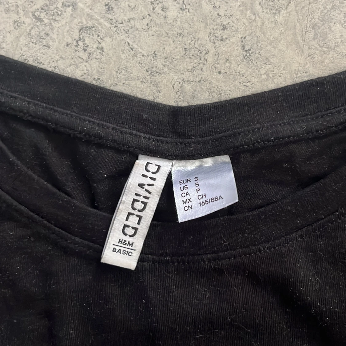 Svart långärmad topp från H&M Divided - 2