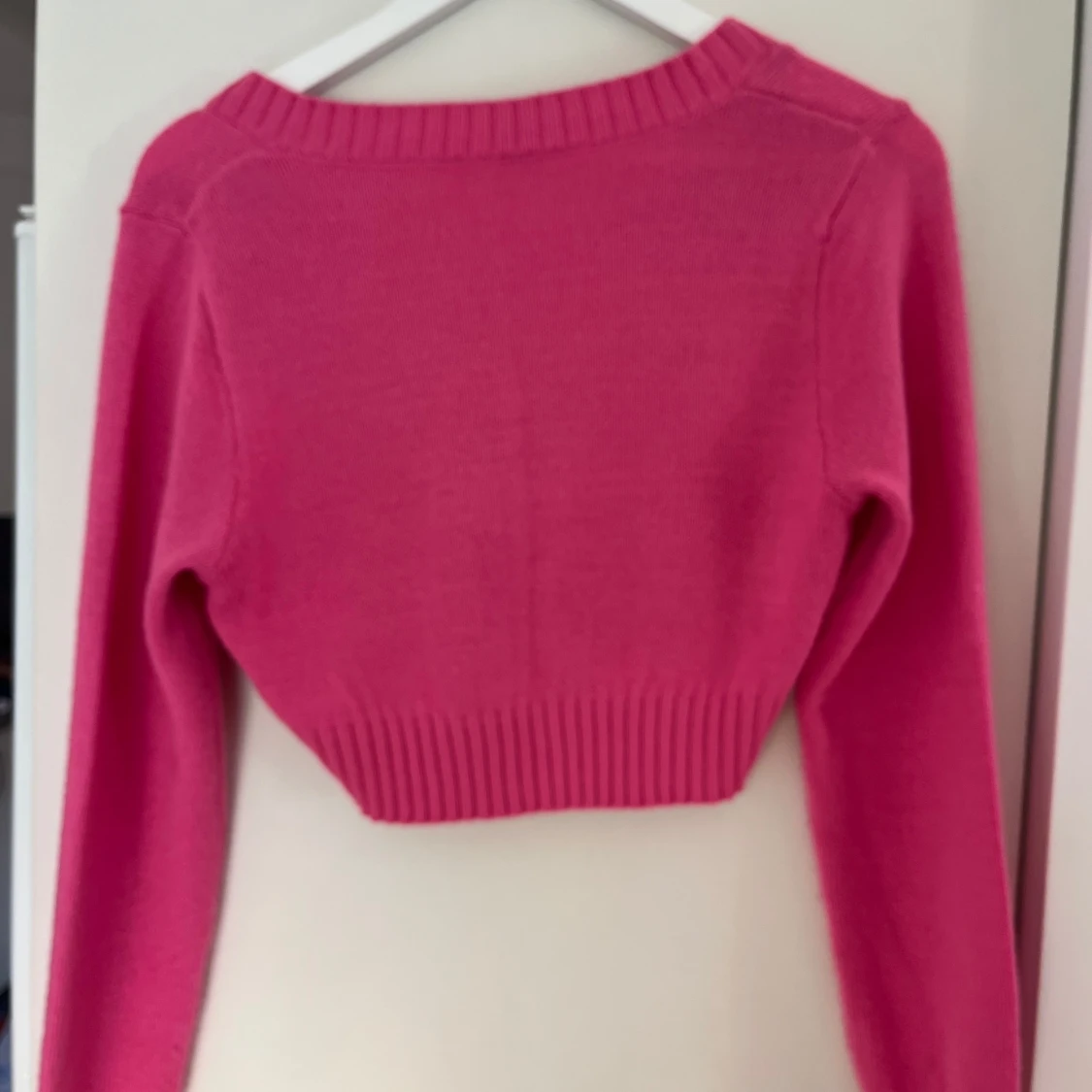 Rosa croppad stickad tröja H&M Divided - 1