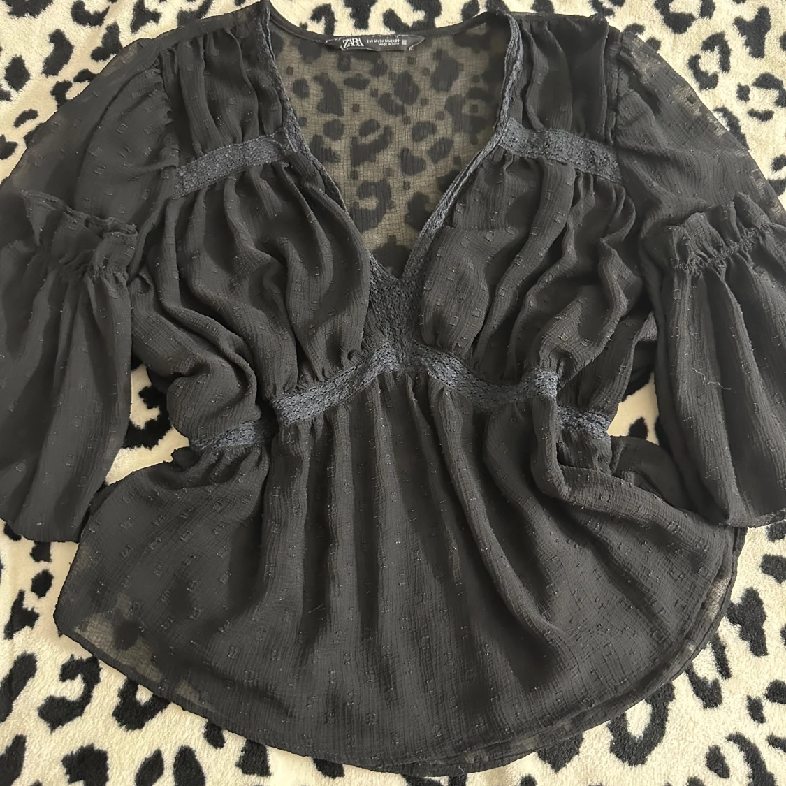 Svart blus från Zara - 1