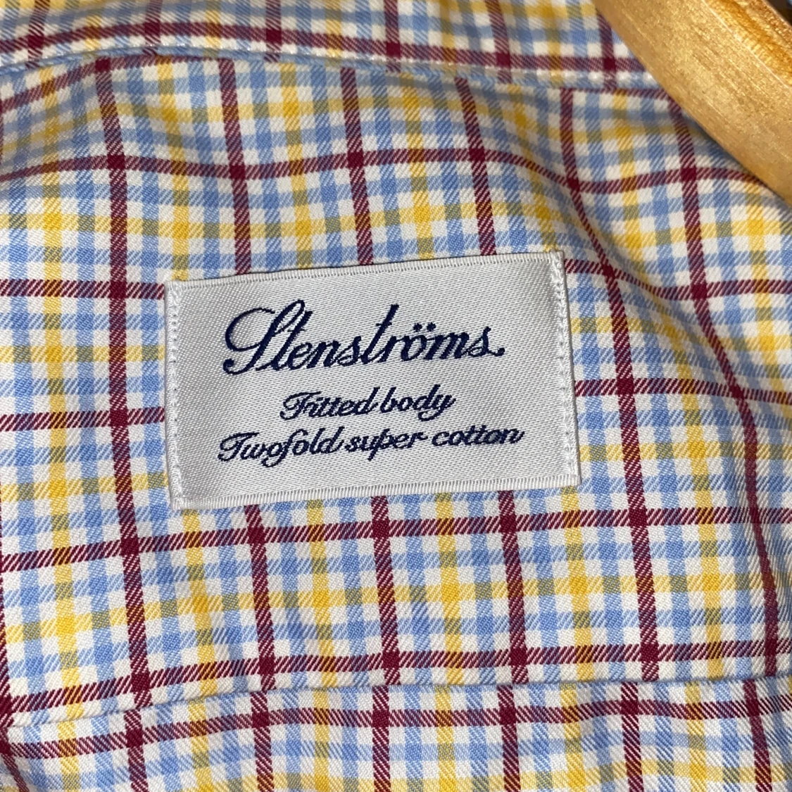 Rutig skjorta från Stenströms, strl 44 - 2