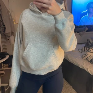 Ljusgrå hoodie  - Grå hoodie från Gina tricot, används inte längre 🦋