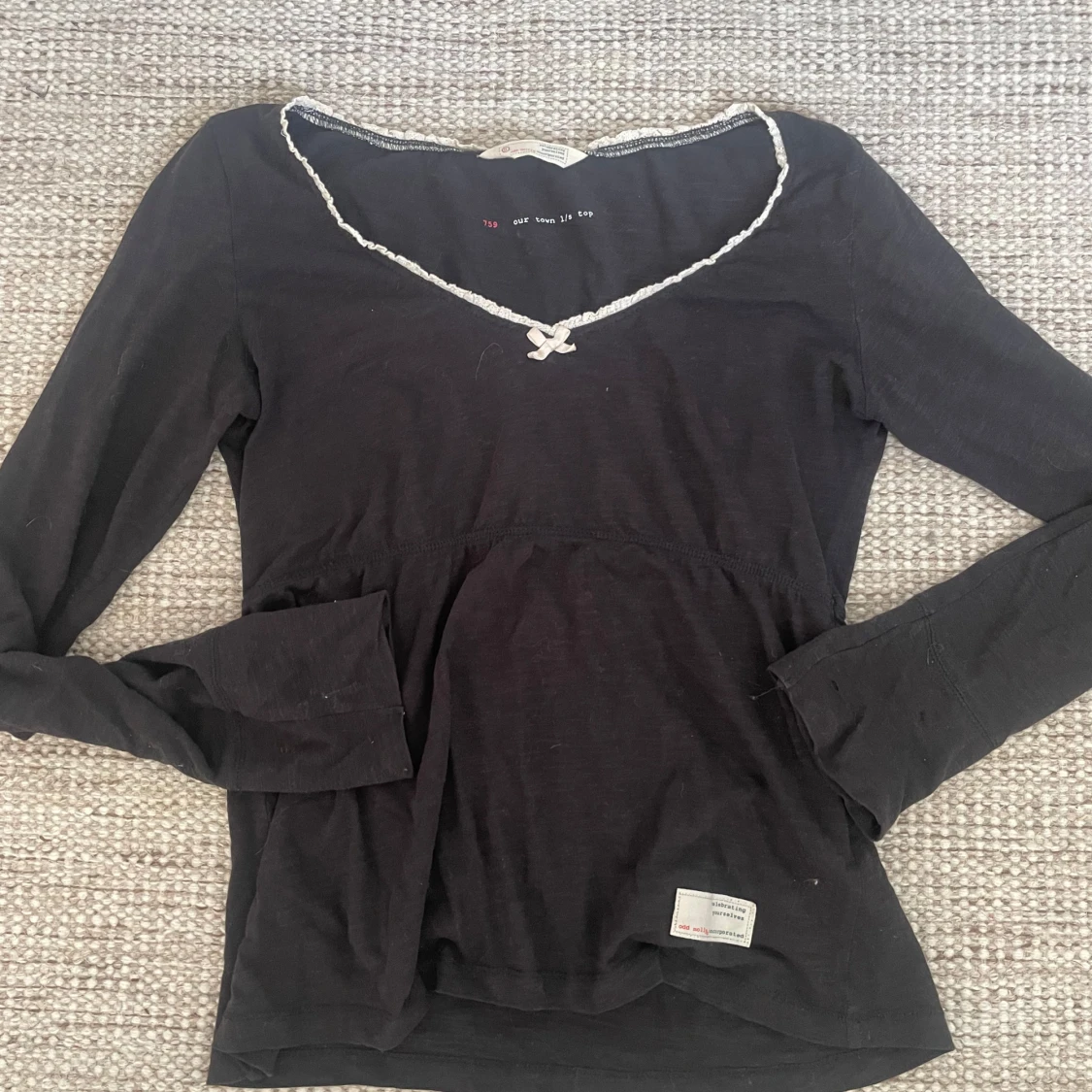 Svart långärmad topp från Odd Molly