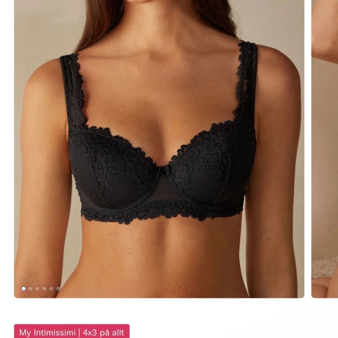 Svart intimissimi bh