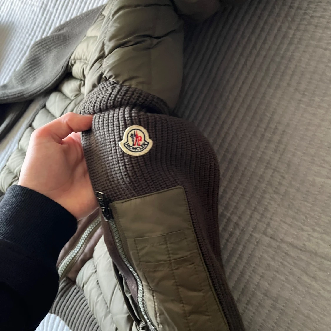 Beige och brun jacka från Moncler - 1