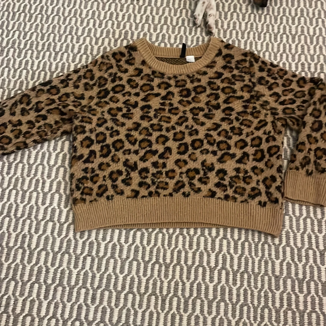Leopardmönstrad tröja från H&M