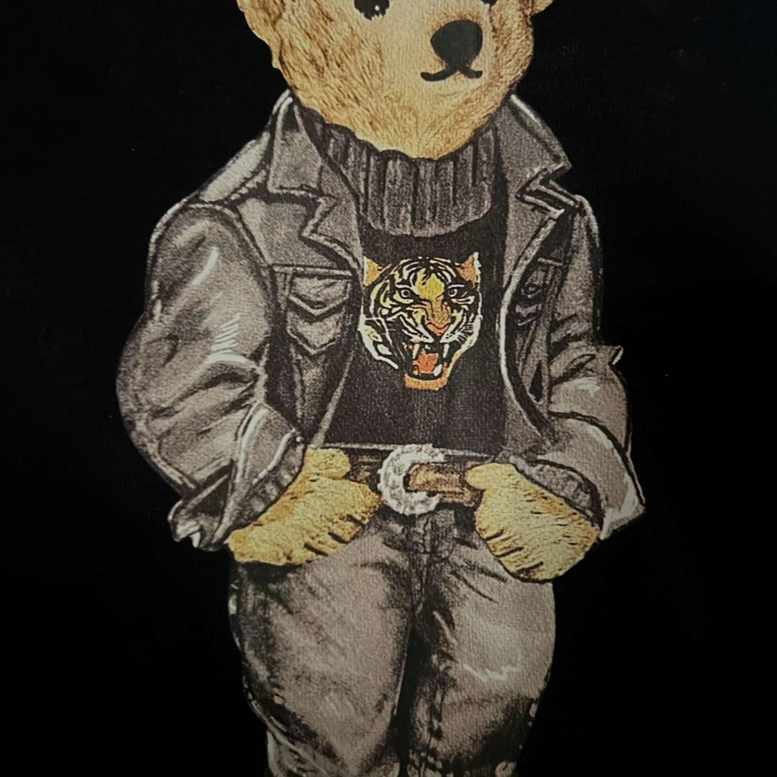 Blå tröja med björntryck från Ralph Lauren - 1