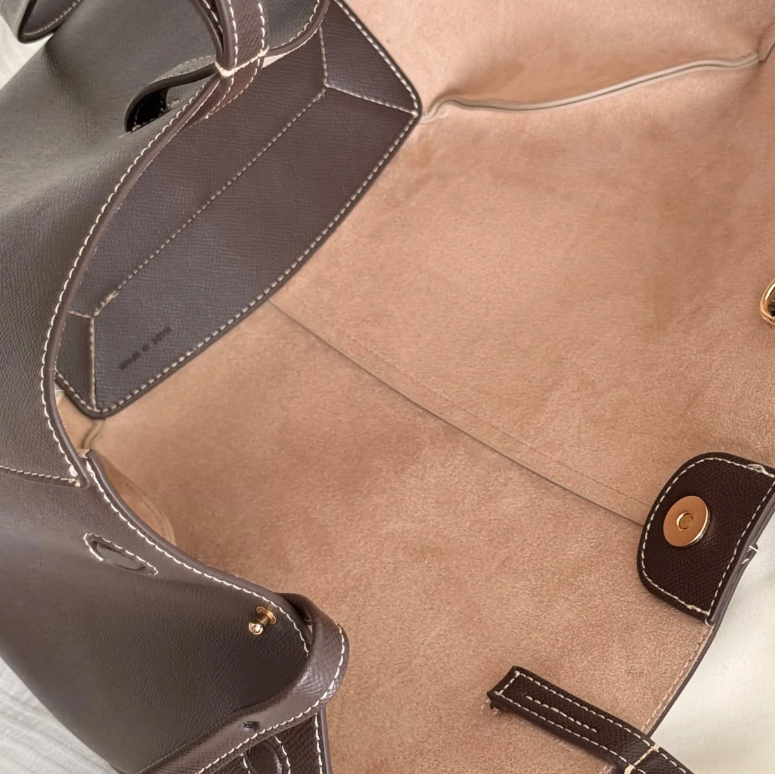 Brun  LIKLANDE  handväska  Polène ( inte äkta) - 4