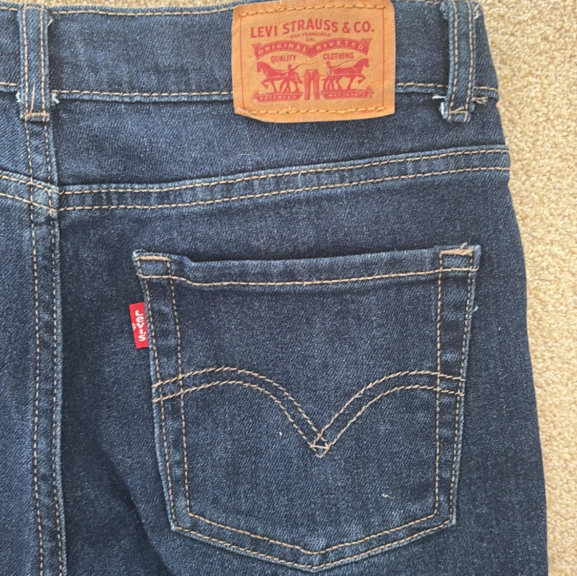 Levi's 726 Flare jeans mörkblå - 4