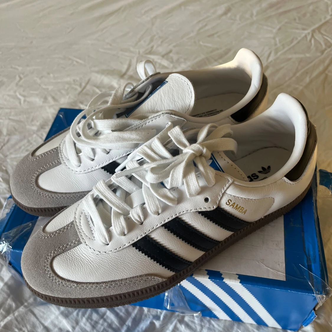 Adidas Samba vit/svart strl 36