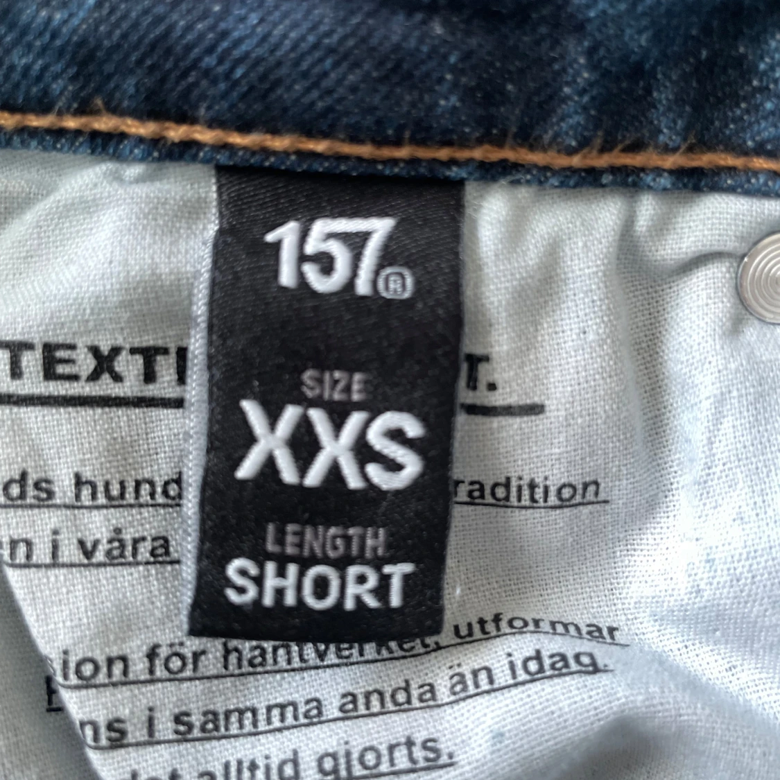 Blå bootcut jeans från 157, XXS - 2