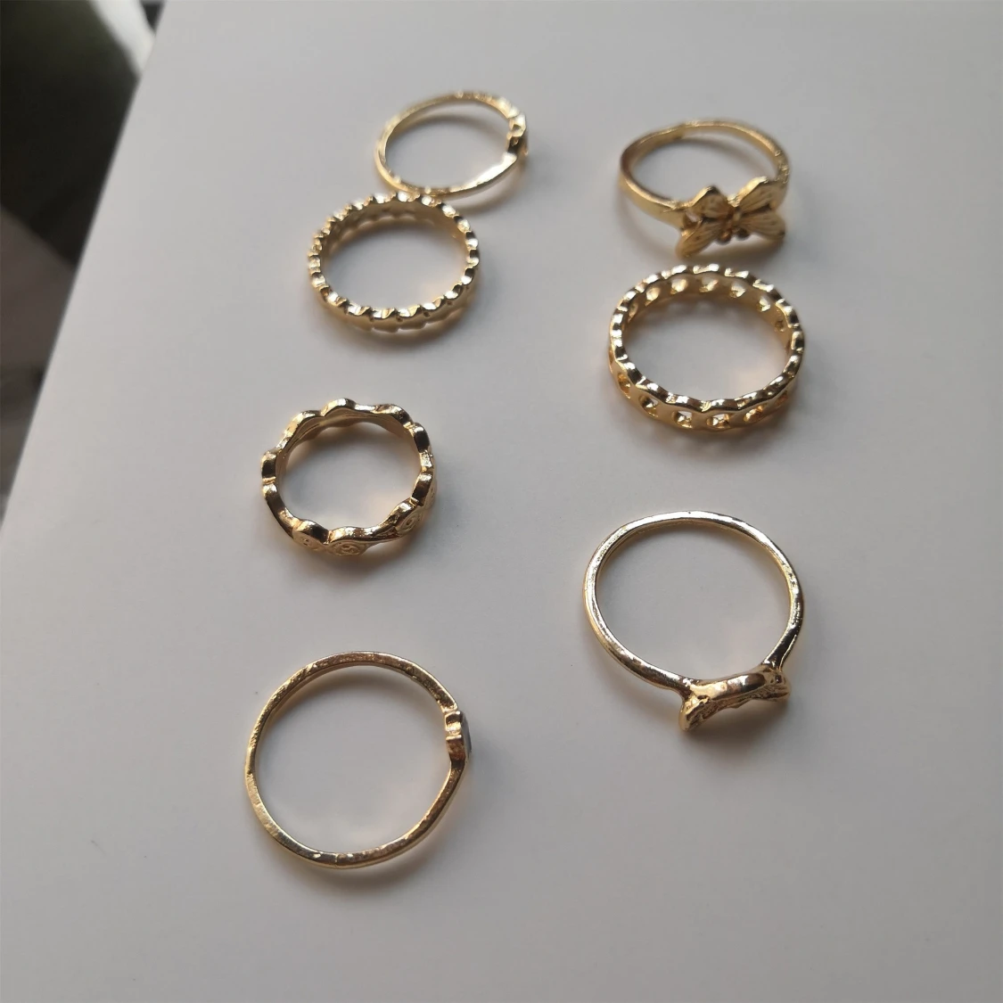 17 st vintage stil ringar  - 1