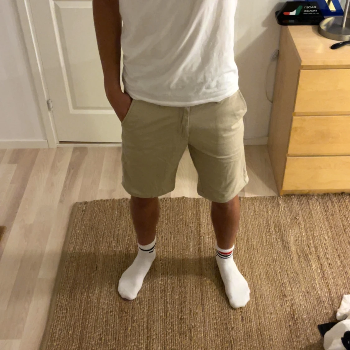 Beiga shorts från Jack & Jones