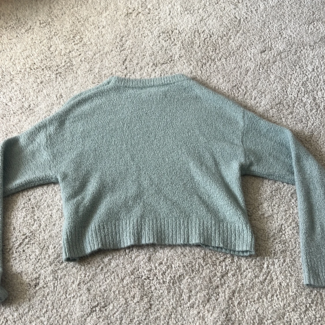 Ljusgrön stickad tröja från Zara - 4