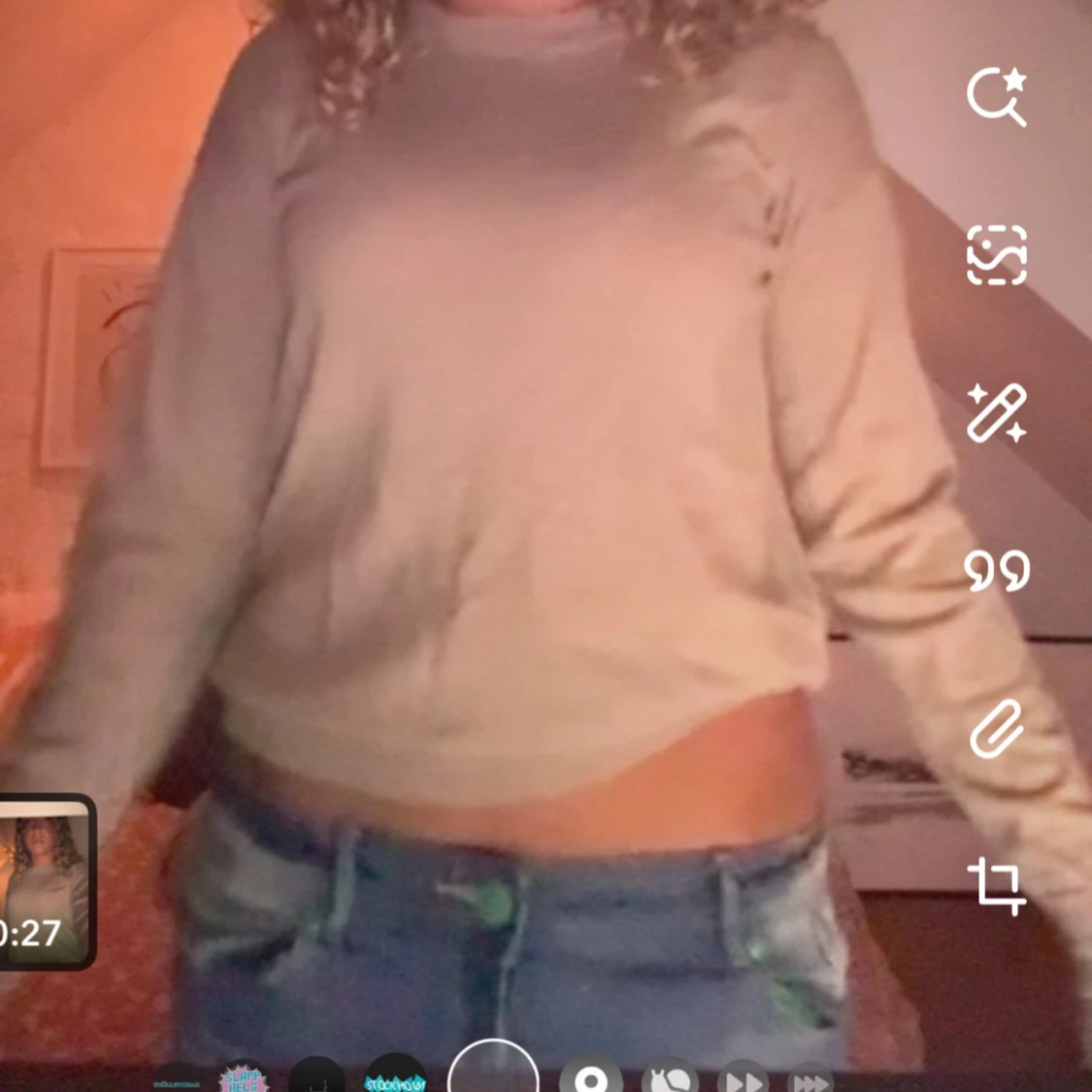 Beige basic tröja från fillipa k - 2