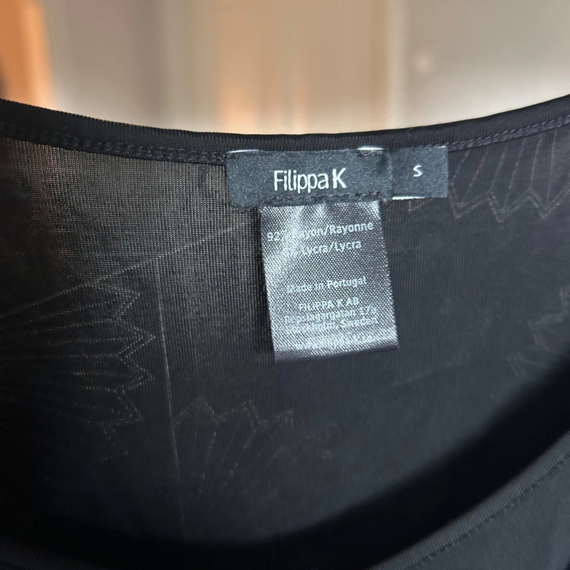 Svart mönstrad topp Filippa K - 1
