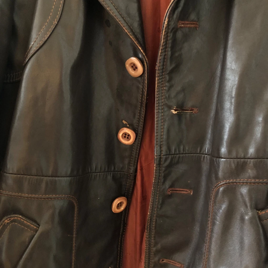 Läderjacka - 91