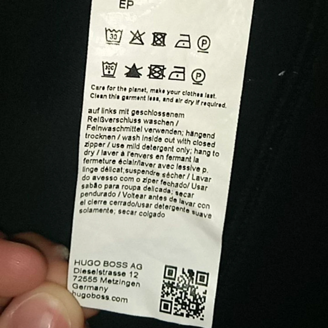 Svart hoodie från Boss - 3