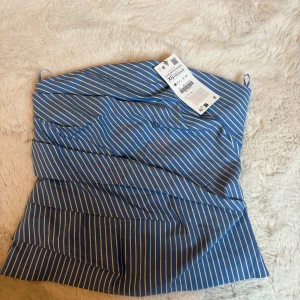Axelbanslös topp  från Zara  - Trendig snygg bandeu/axelbandslös topp från Zara! Oanvänd med prislappen kvar !  Kom med prisförslag 