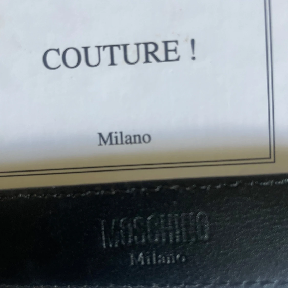 Svart bälte från Moschino - 3