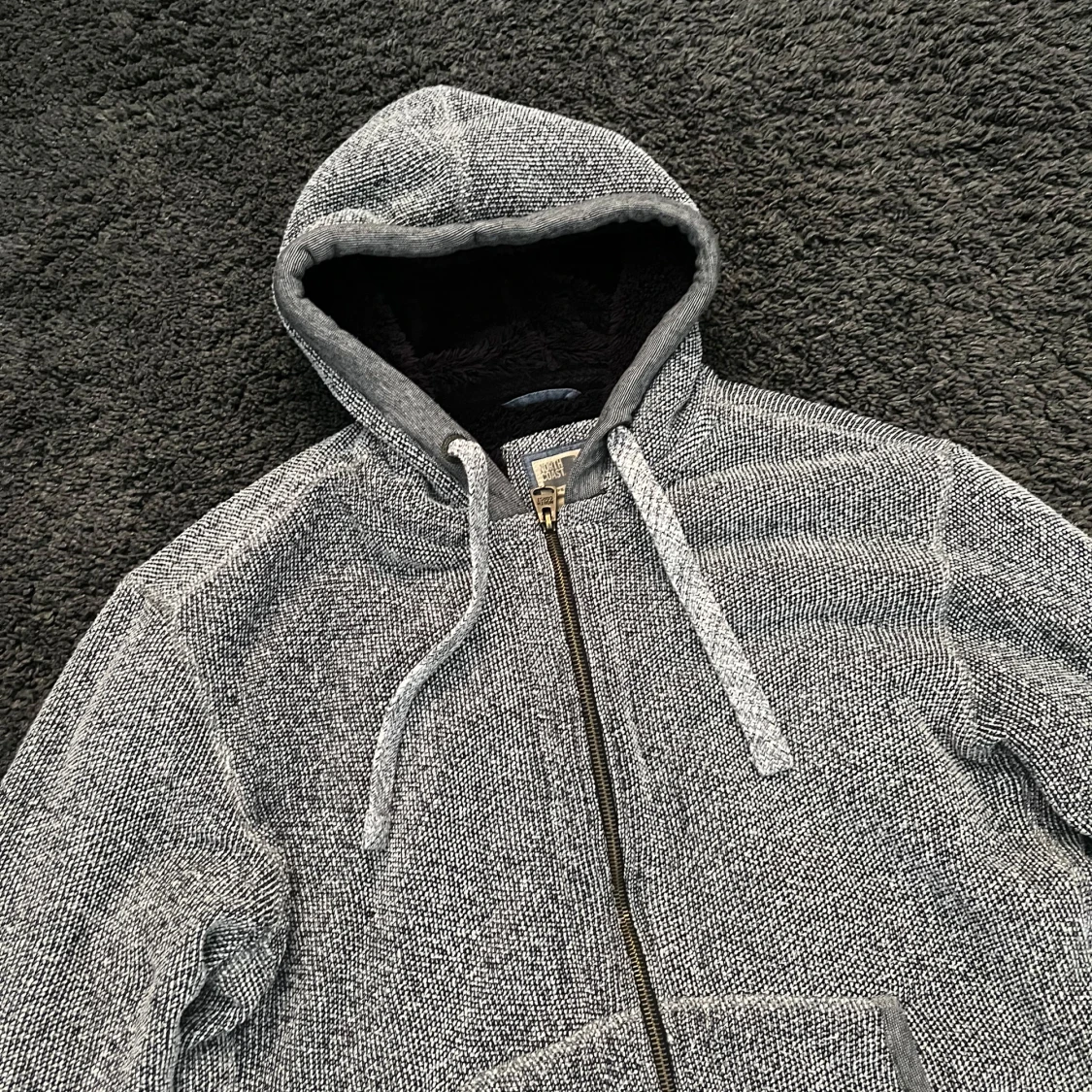 Stickad fodrad cardigan  - 2