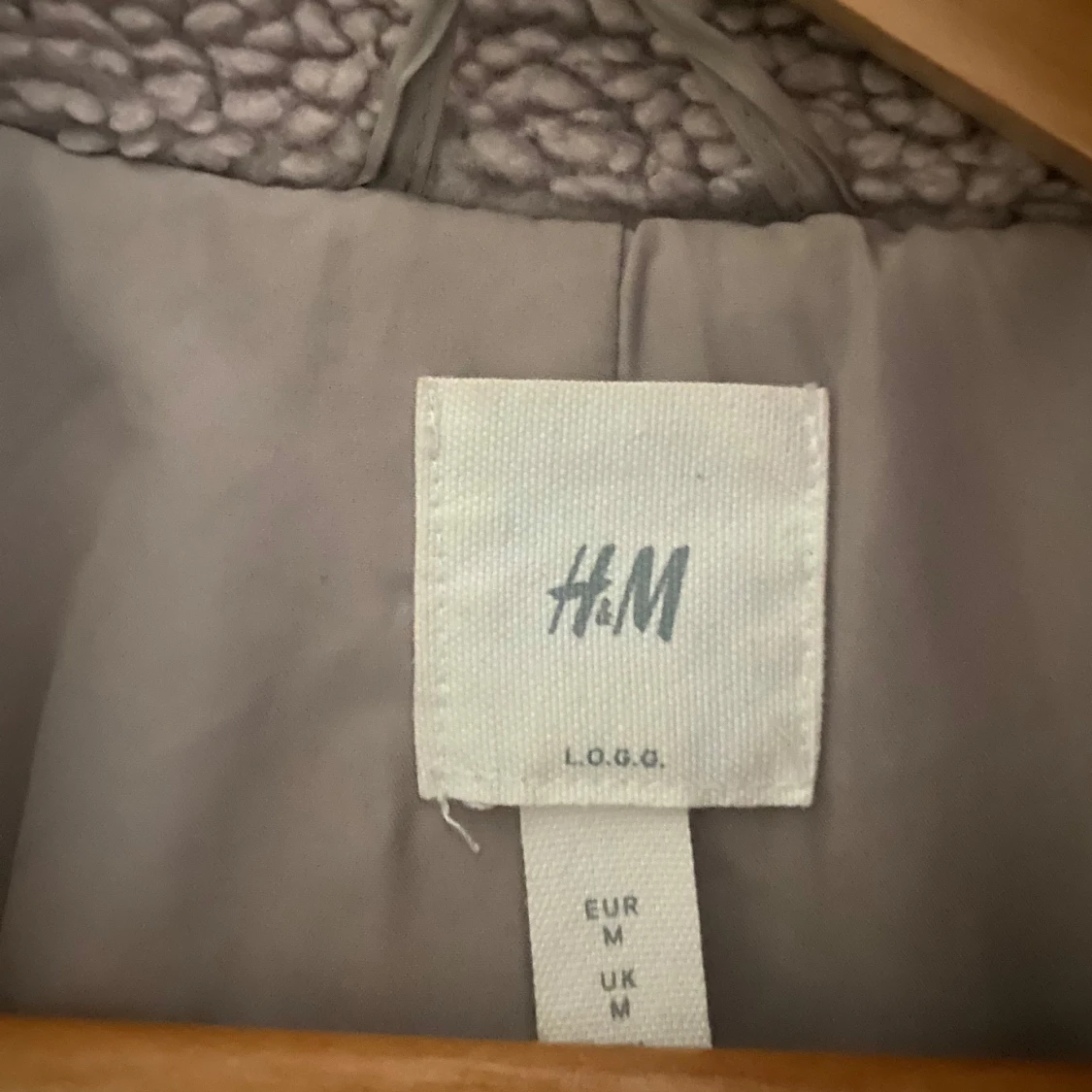 Beige teddyjacka  - 4