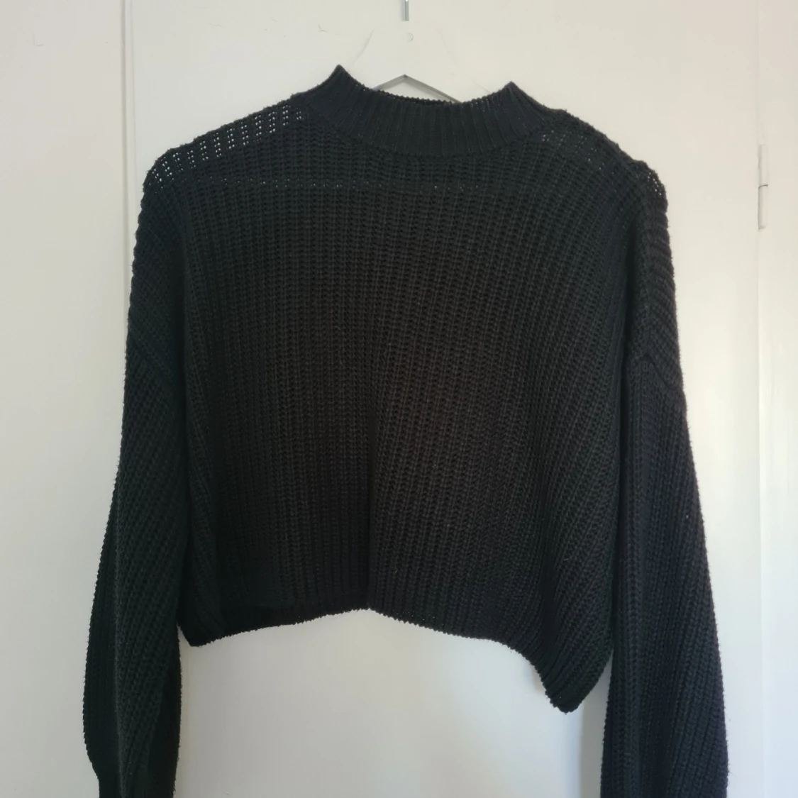 Svart stickad tröja från Forever 21