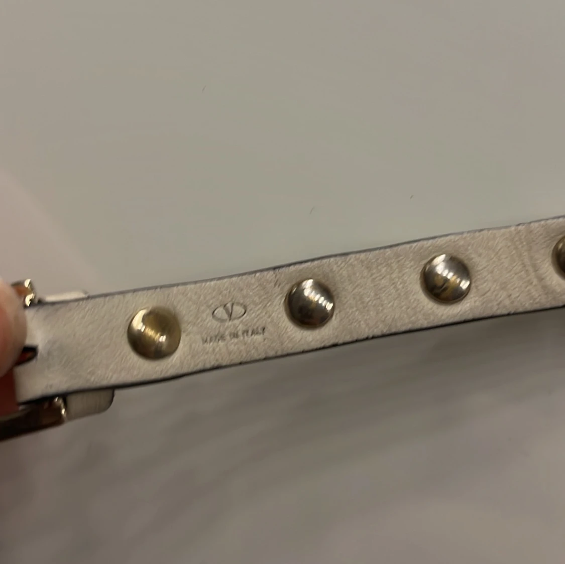 Beige/guldig valentino rock stud armband - 3