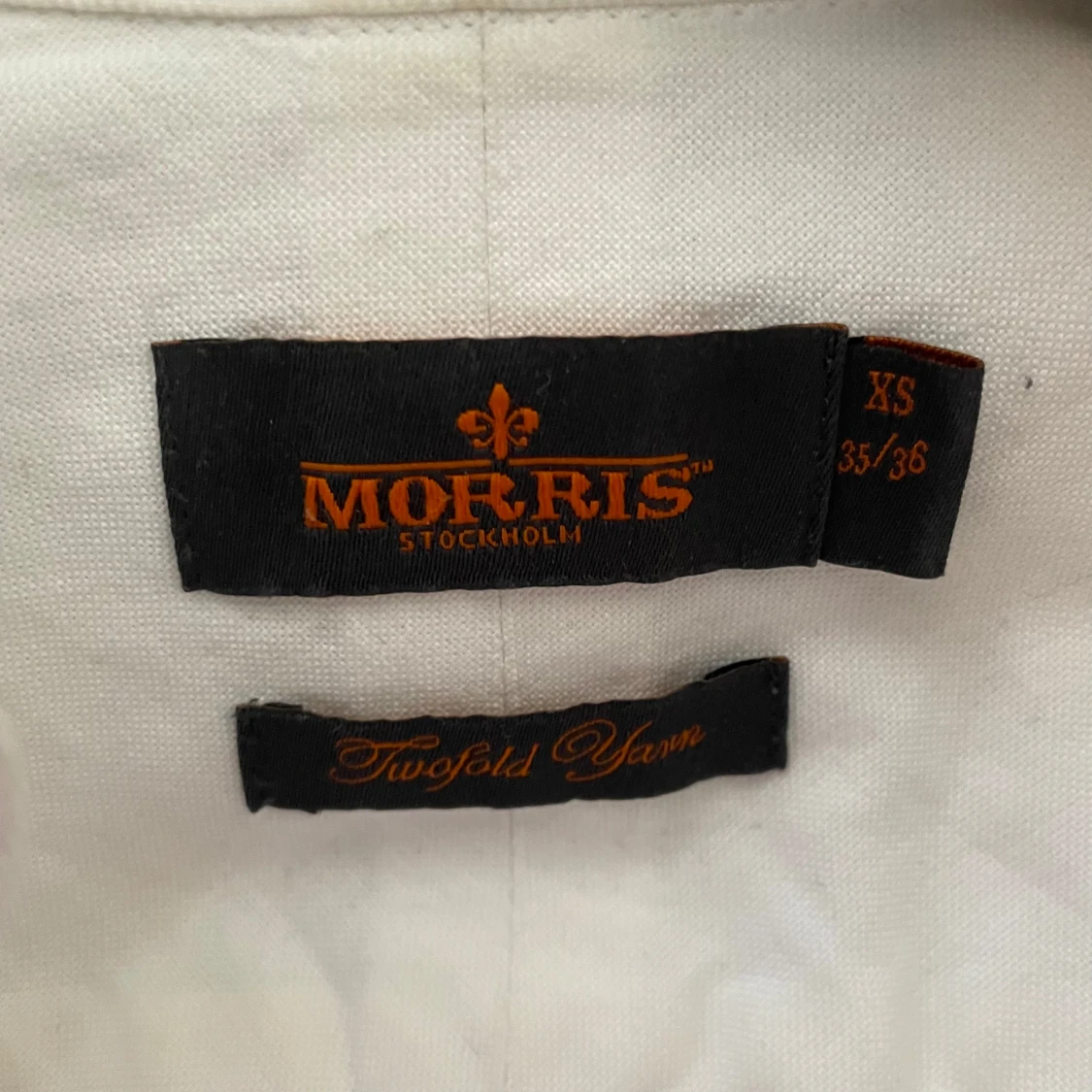 Vit Morris skjorta - 4