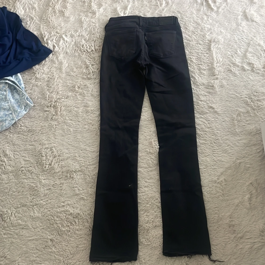 Svarta Levi's 715 Bootcut jeans - 1