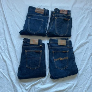 (HELT NYA) utan prislapp fyra par jeans  - Fyra par jeans 1 från tiger of Sweden och 3 från Nudie. Pris kan diskuteras!