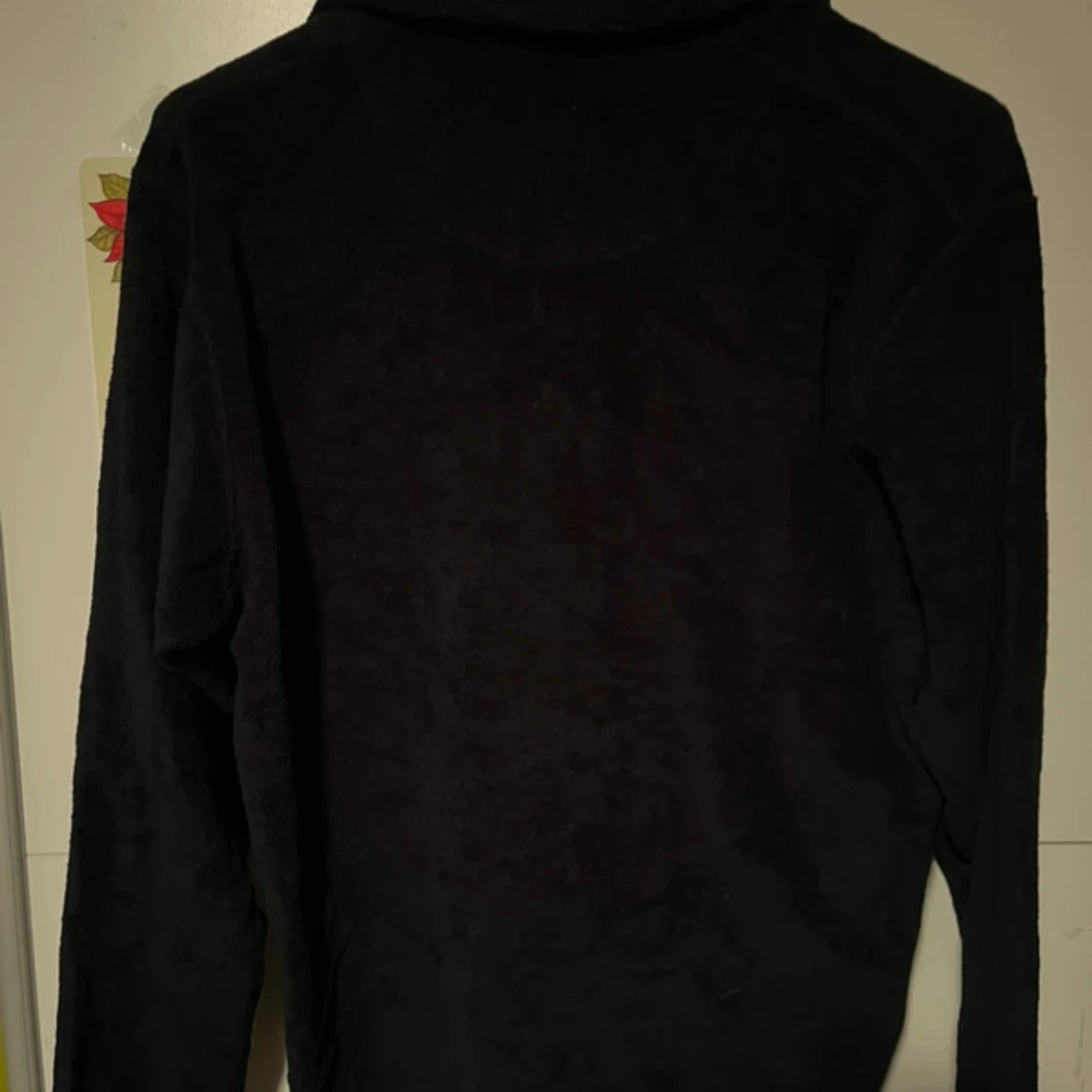 Mörkblå frotté långärmad tröja från Paul & friends - 4