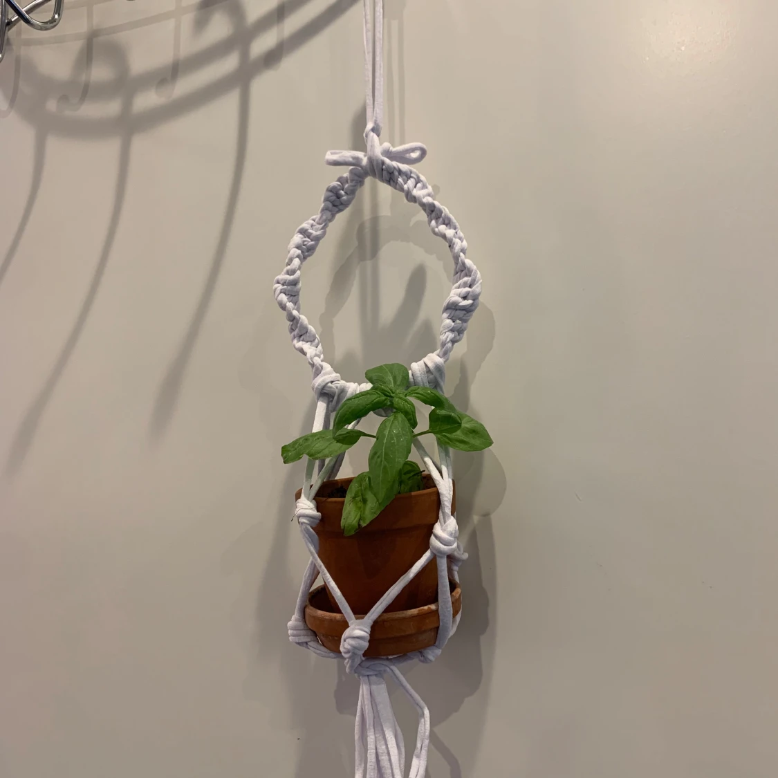 Makramé ampel / växthängare säljes.  - 3