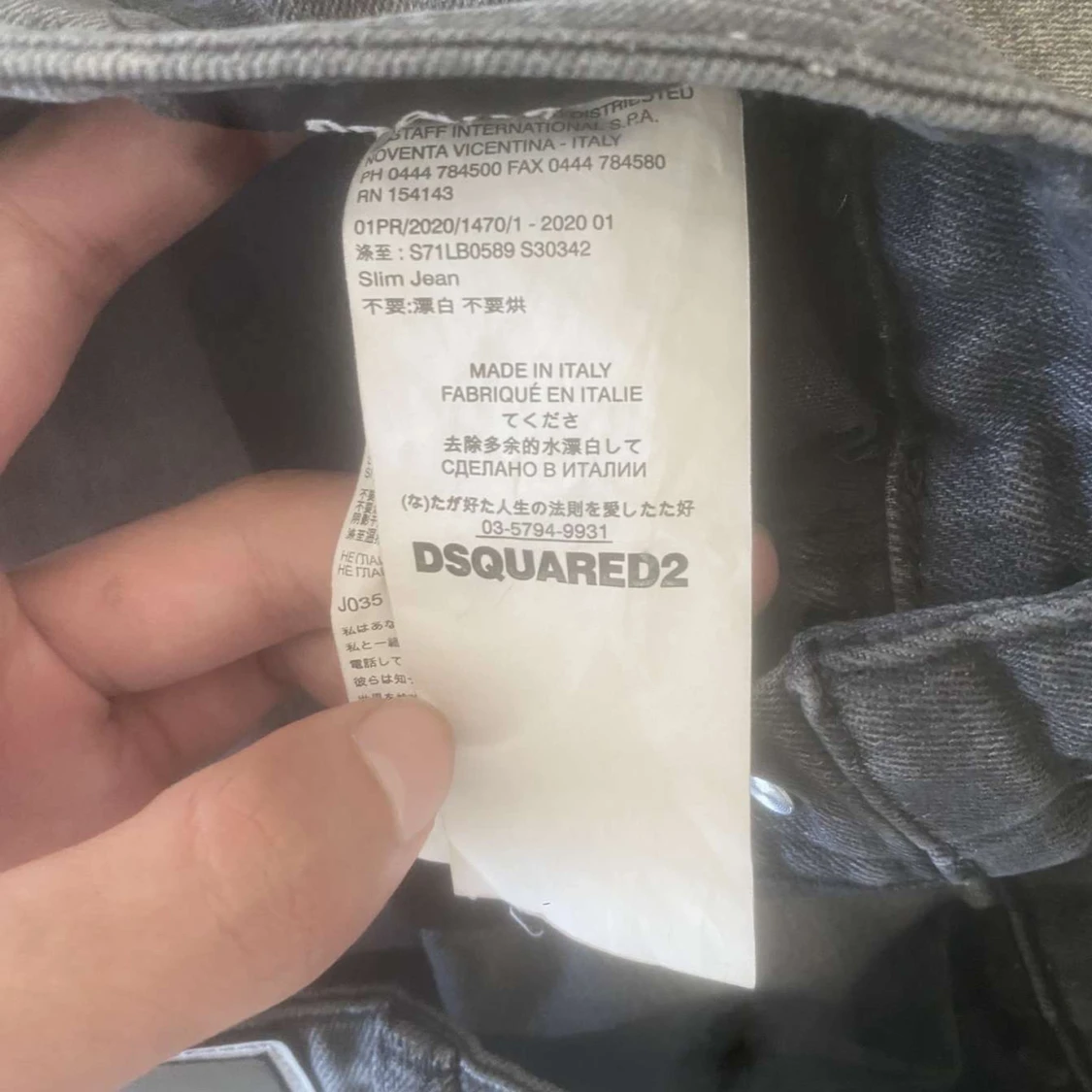 Svarta slim jeans från DSQUARED2 - 3