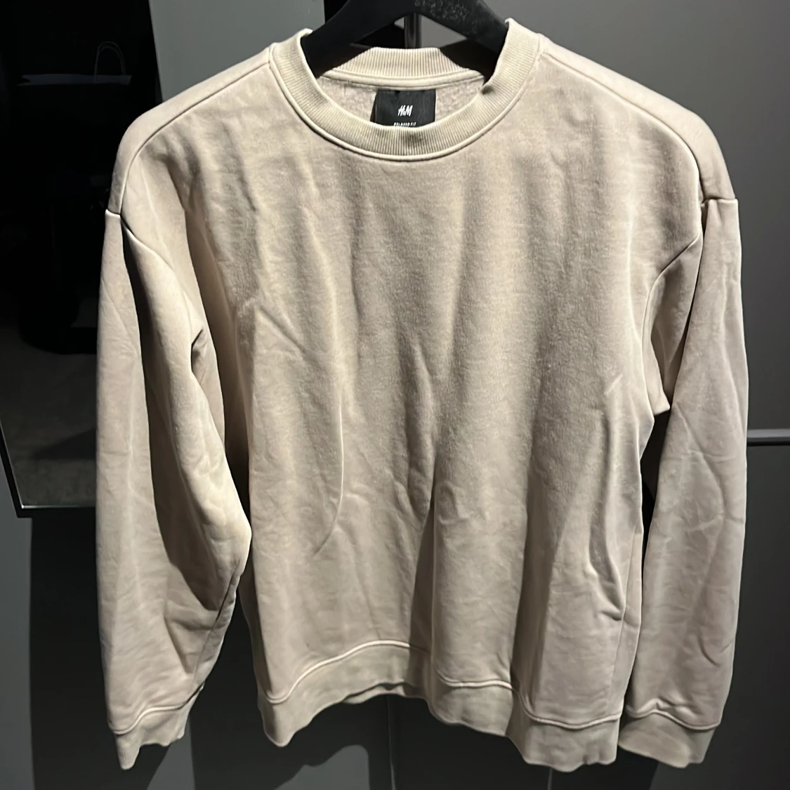 Beige sweatshirt från H&M Relaxed Fit