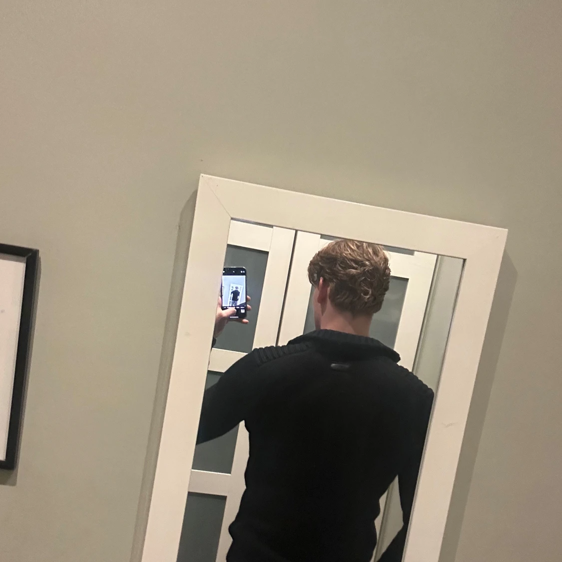 Svart stickad tröja från Esprit - 1