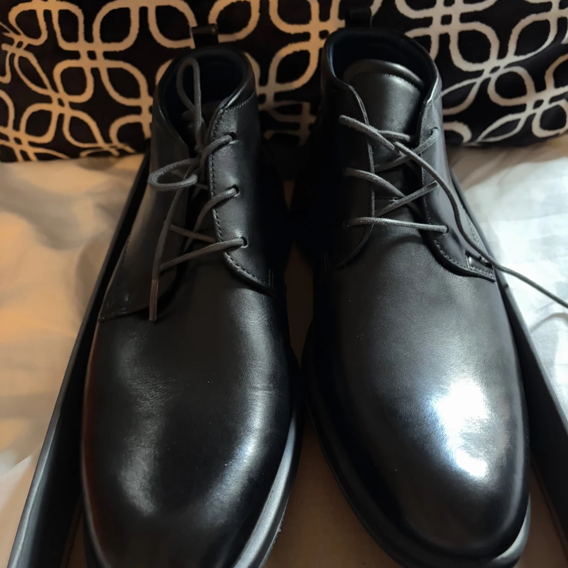 Svarta skinnboots från ECCO - 3