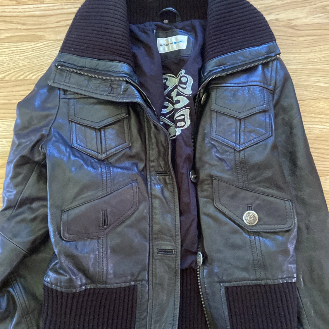 Svart skinnjacka från Rock'n Blue - 1