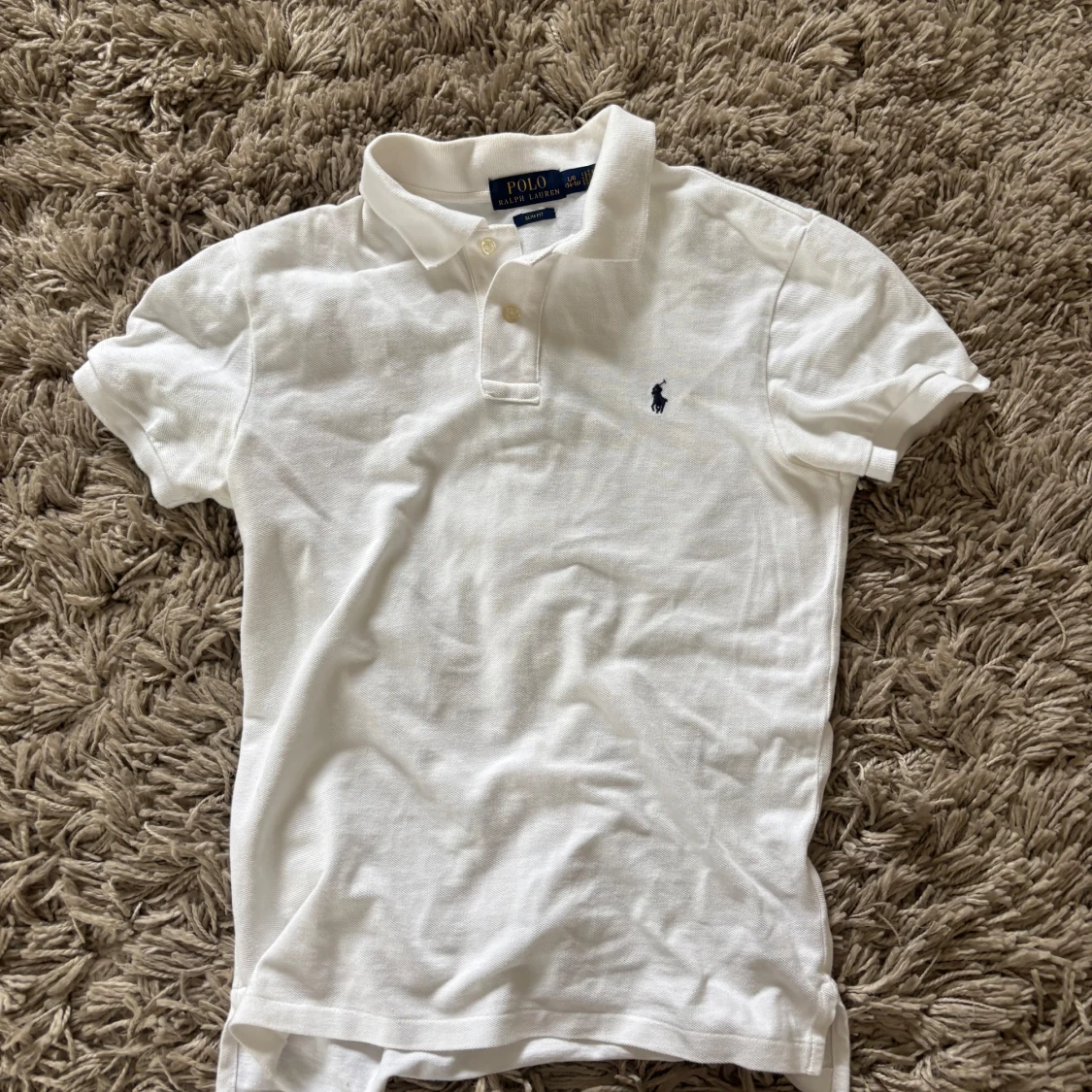Vit pikétröja Polo Ralph Lauren