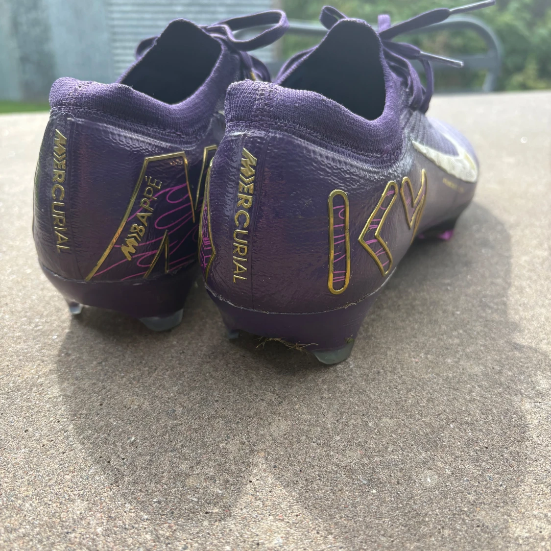 Nike Mercurial Mbappé Elite fotbollsskor lila - 1