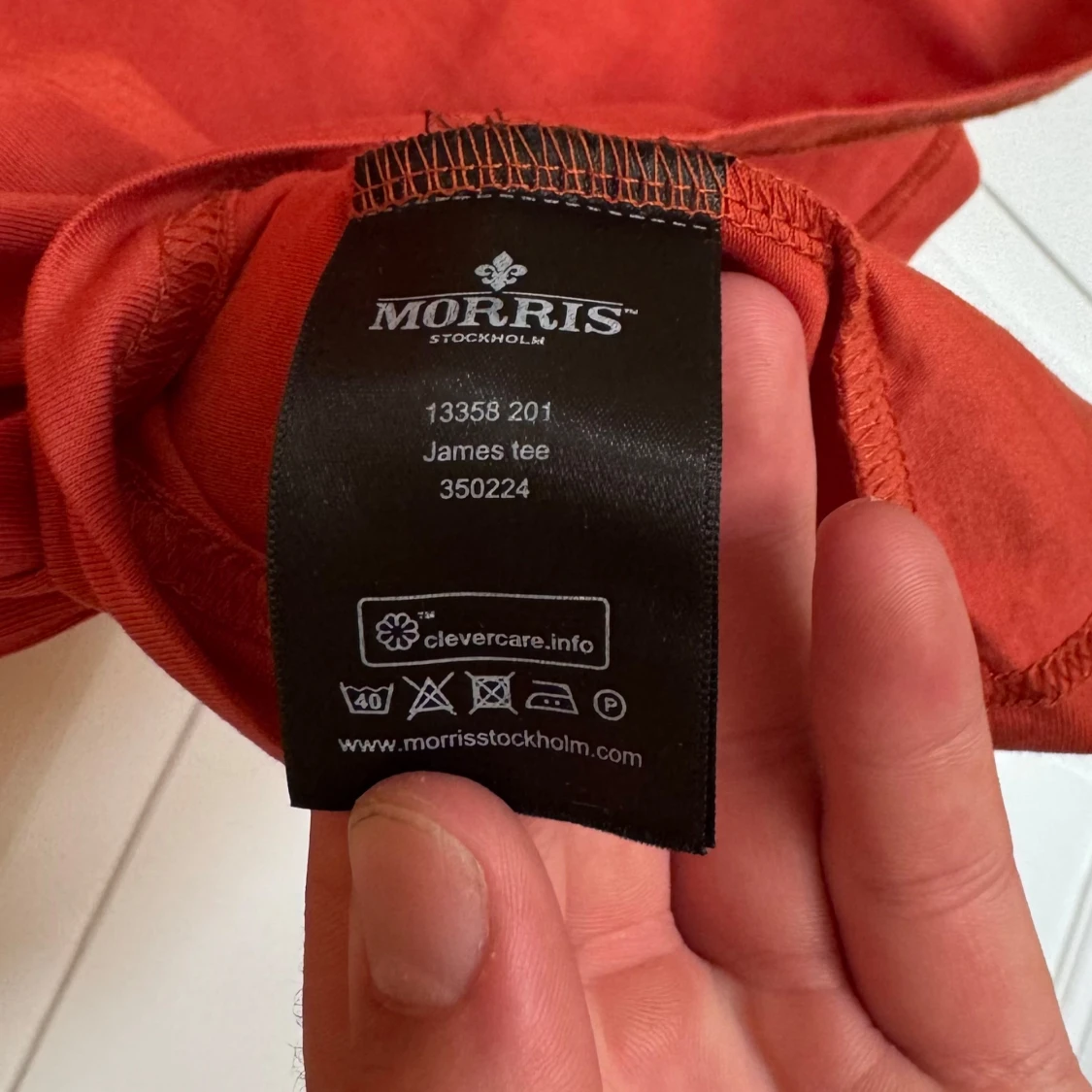 Orange t-shirt från Morris  - 2